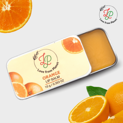 Orange lip balm_www.lovefromplanet.com